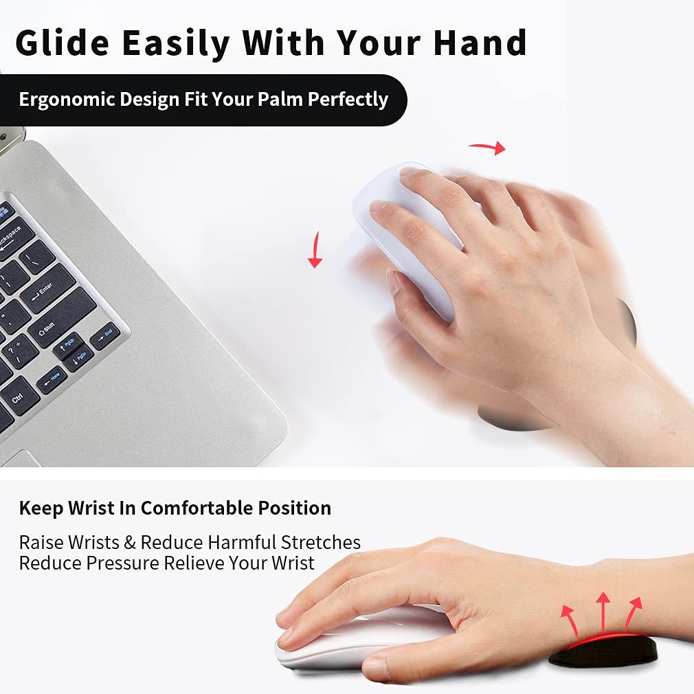 Ergonomic Mouse Pad - ElectronicxPowerBlackRight hand