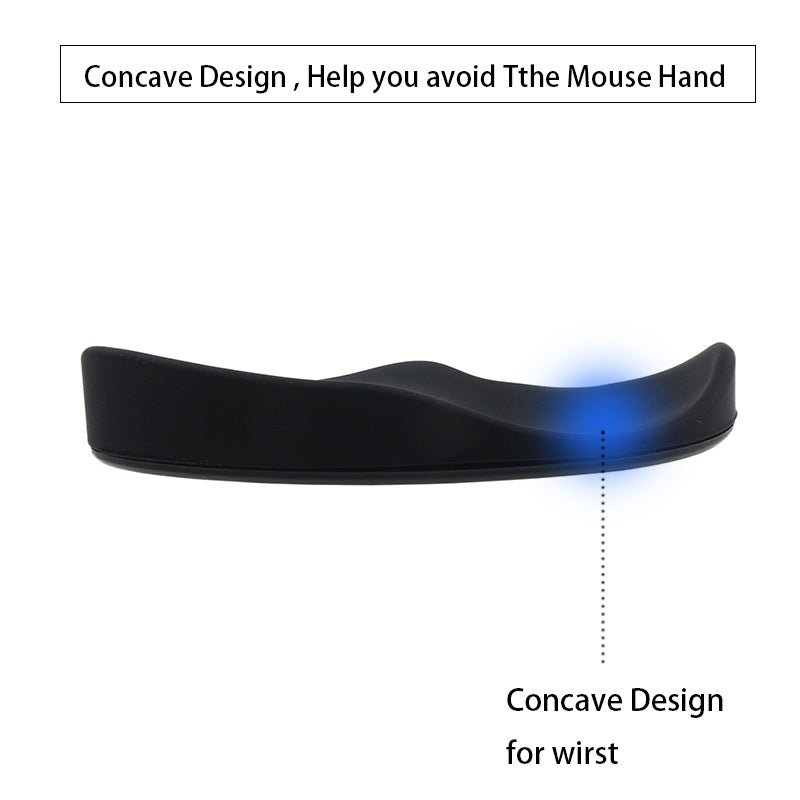 Ergonomic Mouse Pad - ElectronicxPowerBlackRight hand