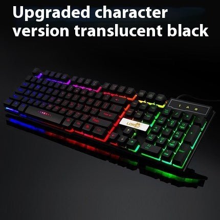 Glowing USB Keyboard - ElectronicxPowerblack