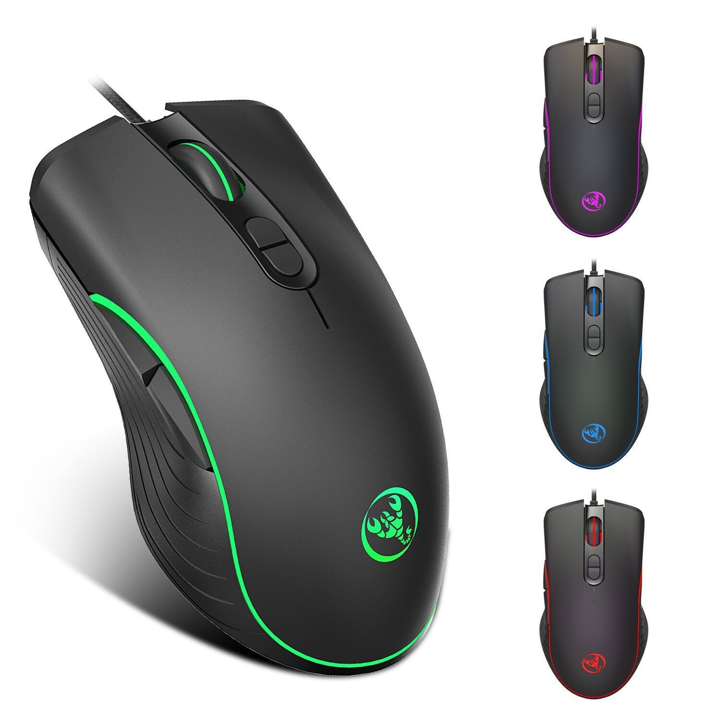 Glowing Wired Mouse - ElectronicxPowerA867RGB gaming mou