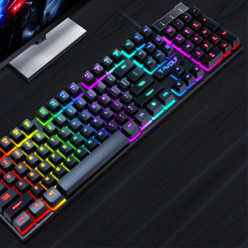 Luminous Wired Keyboard - ElectronicxPowerT20 BLACK