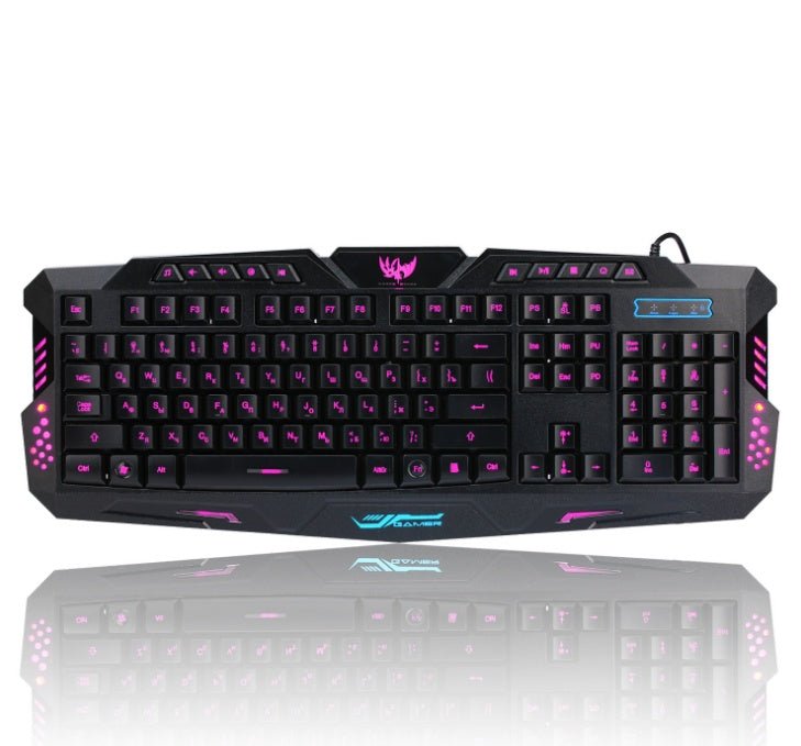 Tricolor Gaming Keyboard - ElectronicxPowerKeyboard + mouse