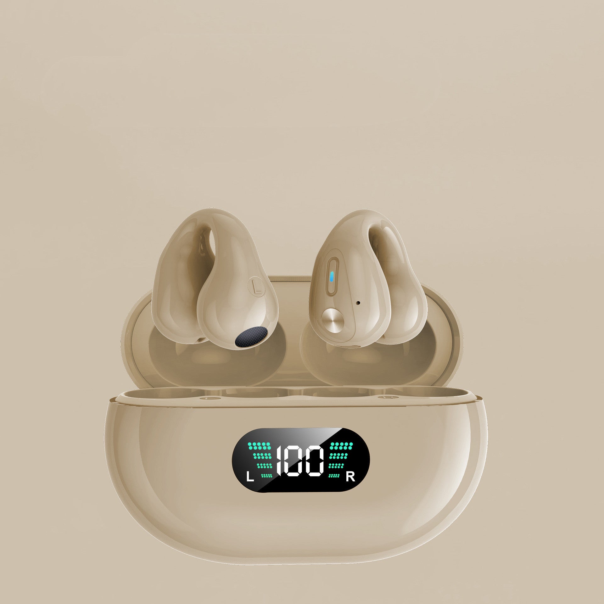 Bone Conduction Headphones - Earbuds Ear Clip Bluetooth - Touch Wireless Earphone In-Ear Bass  Sports Headset - ElectronicxPower