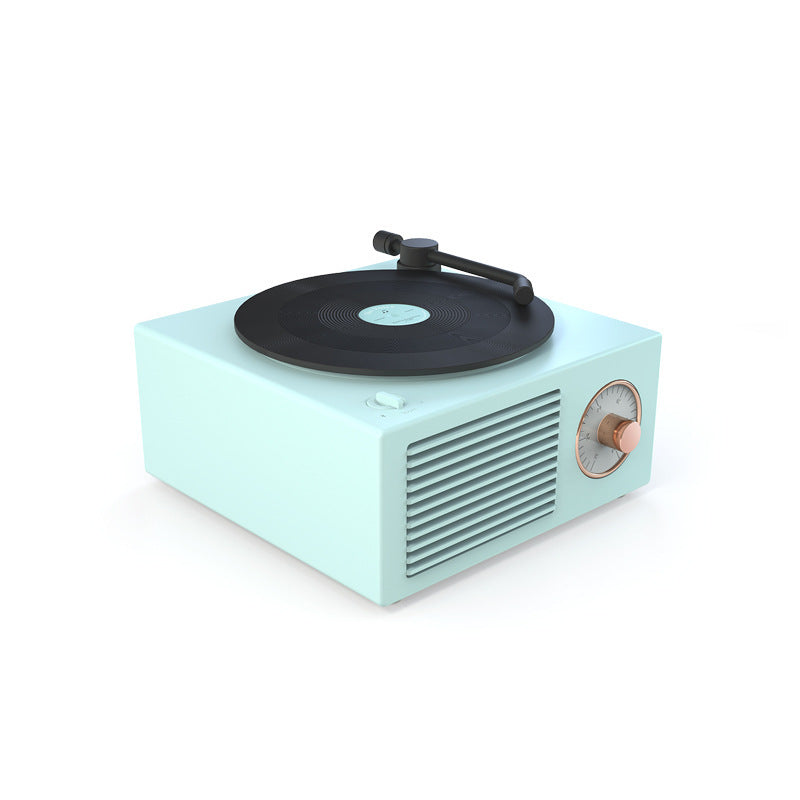 Wireless mini portable retro phonograph Bluetooth-compatible speaker - ElectronicxPower