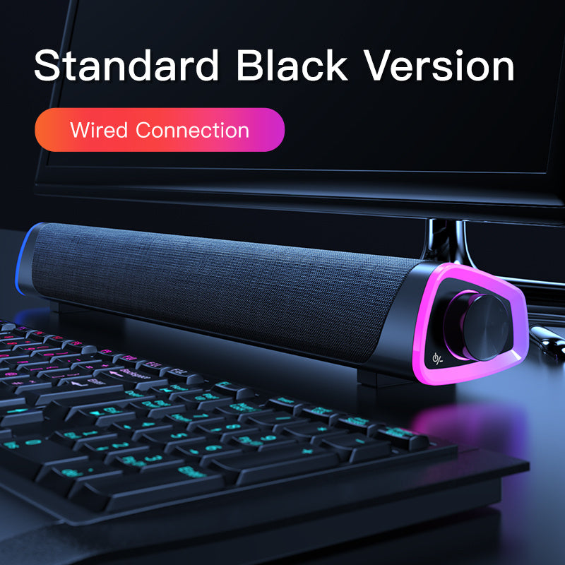RGB Stereo Soundbar – USB Powered for Gaming Setups - ElectronicxPower