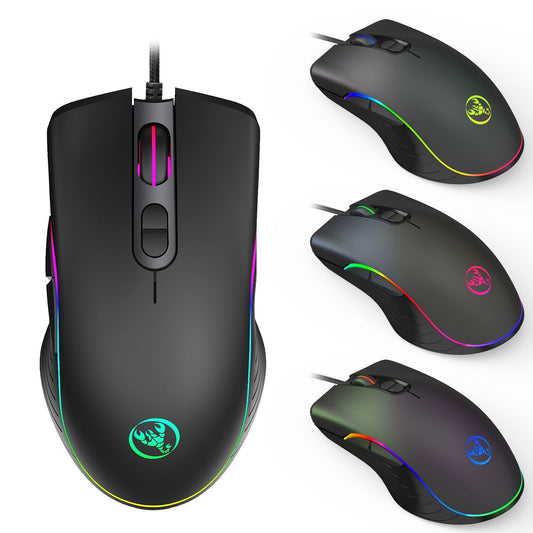 Glowing Wired Mouse