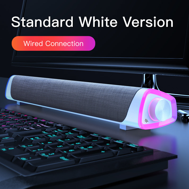 RGB Stereo Soundbar – USB Powered for Gaming Setups - ElectronicxPower