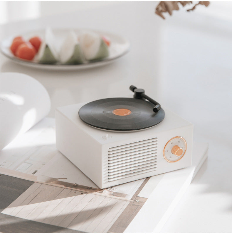 Wireless mini portable retro phonograph Bluetooth-compatible speaker - ElectronicxPower