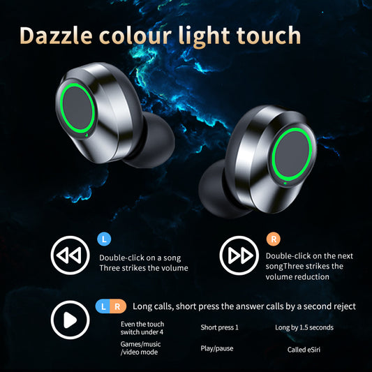 Wireless Bluetooth Earbuds – LED Display & Deep Bass