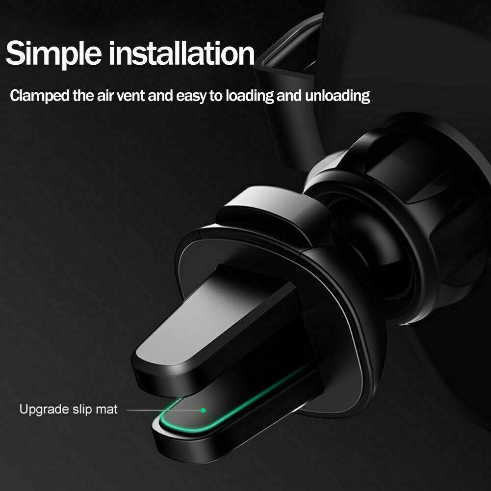 Wireless Fast Car Charger Mount Holder Stand Automatic Clamping Charging - ElectronicxPower