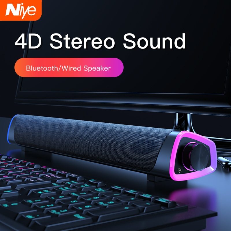 RGB Stereo Soundbar – USB Powered for Gaming Setups - ElectronicxPower