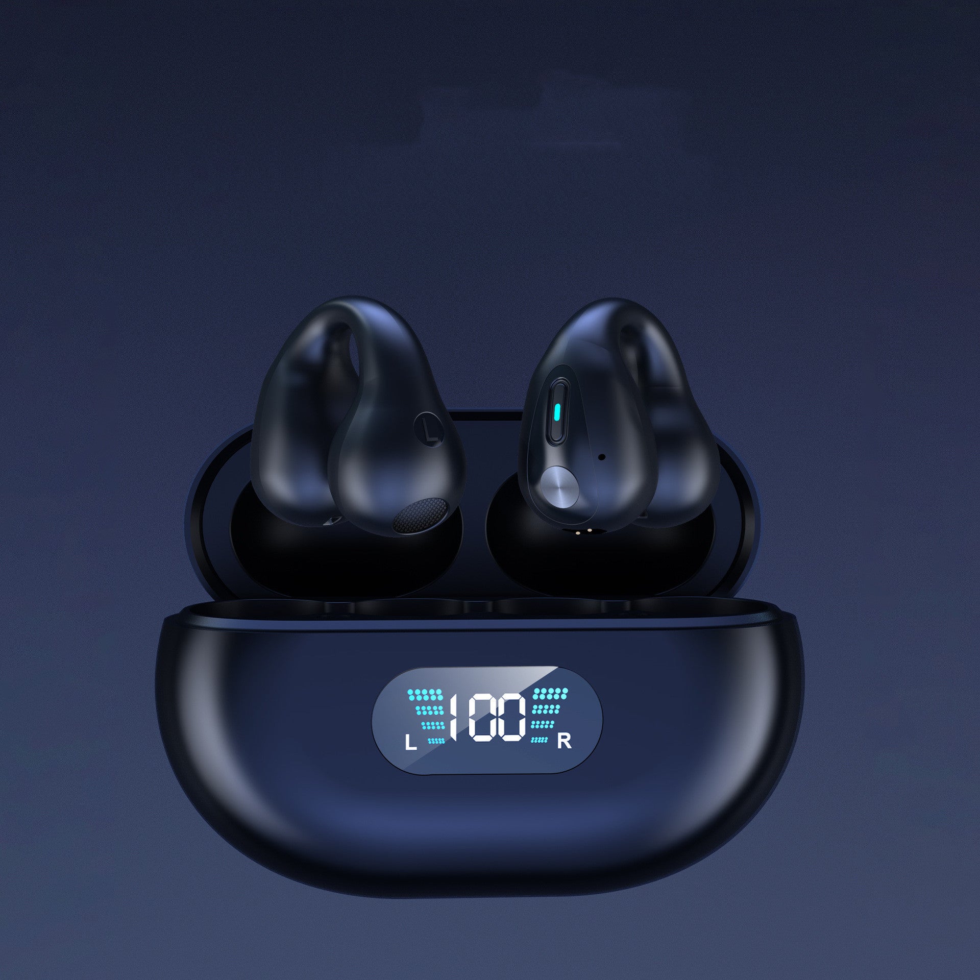 Bone Conduction Headphones - Earbuds Ear Clip Bluetooth - Touch Wireless Earphone In-Ear Bass  Sports Headset - ElectronicxPower