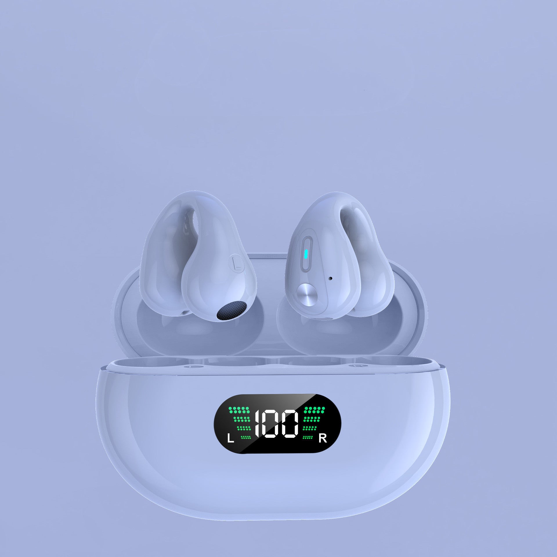 Bone Conduction Headphones - Earbuds Ear Clip Bluetooth - Touch Wireless Earphone In-Ear Bass  Sports Headset - ElectronicxPower