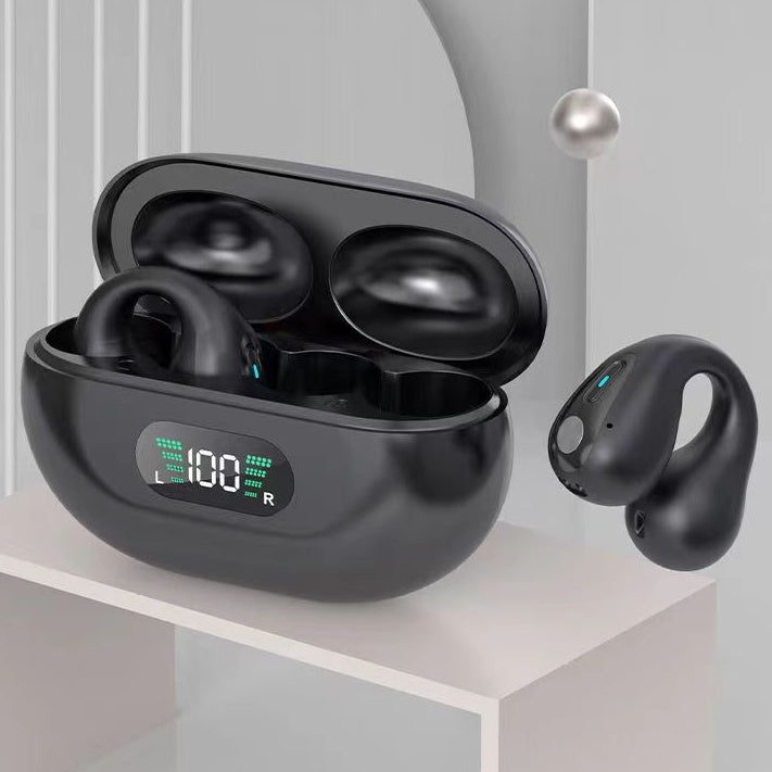 Bone Conduction Headphones - Earbuds Ear Clip Bluetooth - Touch Wireless Earphone In-Ear Bass  Sports Headset - ElectronicxPower