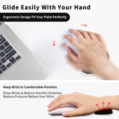 Ergonomic Mouse Pad - ElectronicxPowerBlackRight hand