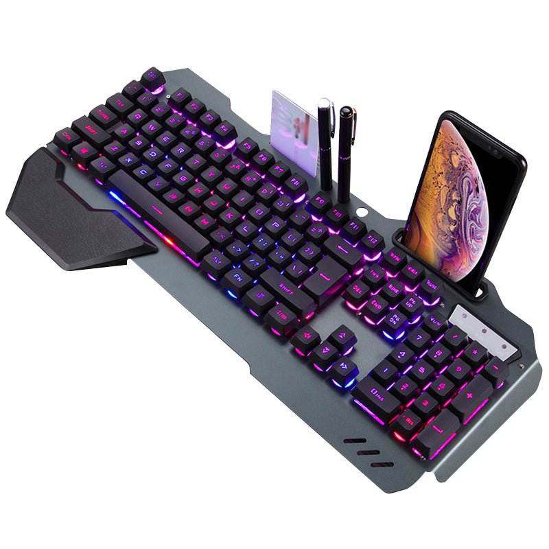 Ergonomic RGB Keyboard - ElectronicxPowerBlack