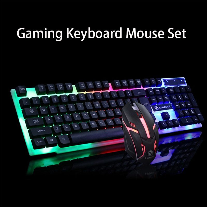 Glowing Gaming Combo - ElectronicxPowerBlack