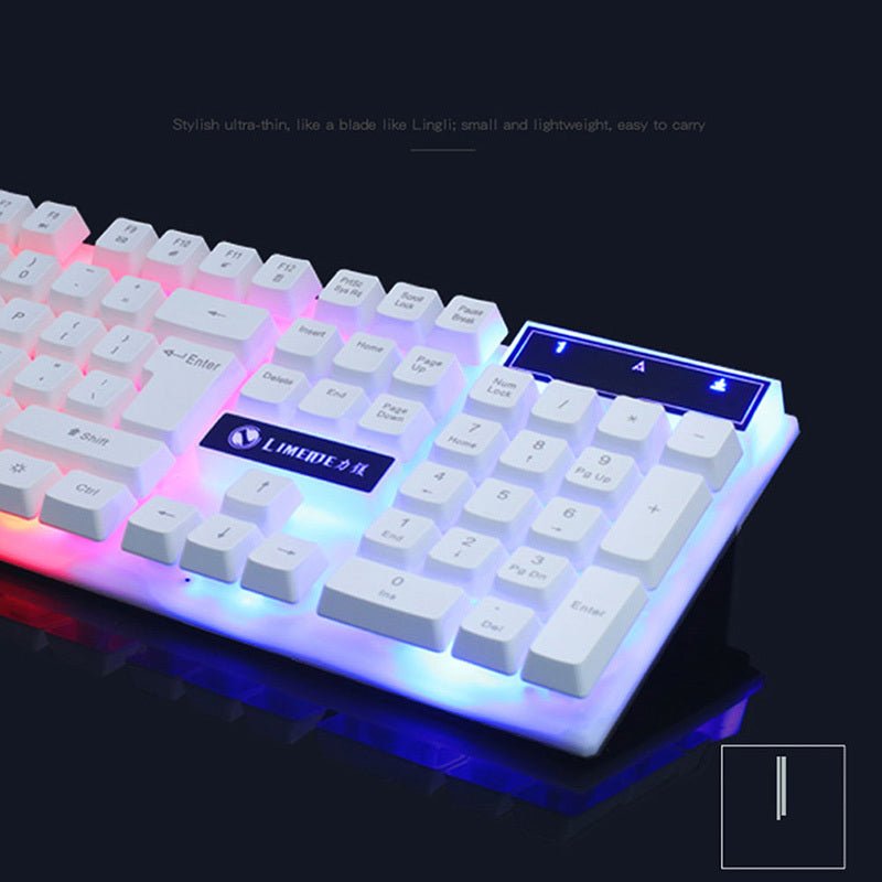 Glowing Gaming Combo - ElectronicxPowerBlack