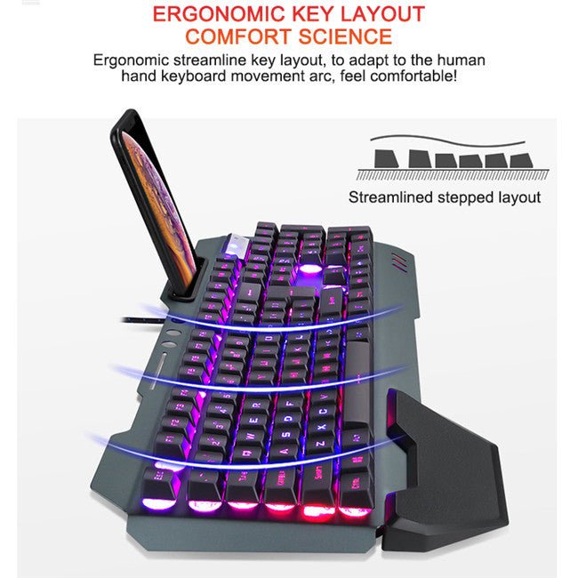 RGB Gaming Keyboard – Mechanical, Clicky & Backlit - ElectronicxPowerBlack