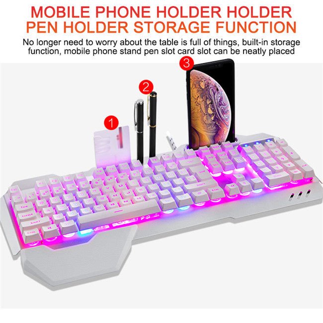 RGB Gaming Keyboard – Mechanical, Clicky & Backlit - ElectronicxPowerBlack