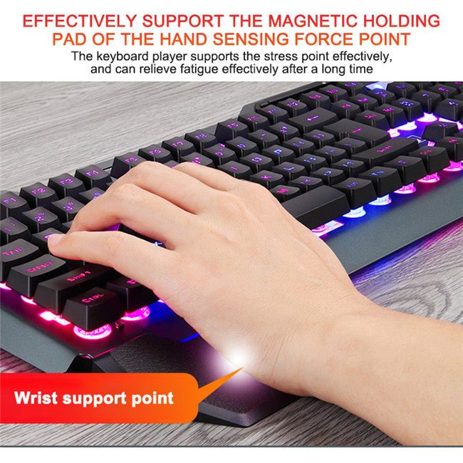 RGB Gaming Keyboard – Mechanical, Clicky & Backlit - ElectronicxPowerBlack