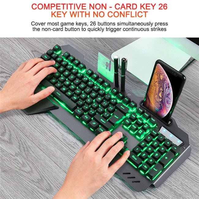 RGB Gaming Keyboard – Mechanical, Clicky & Backlit - ElectronicxPowerBlack