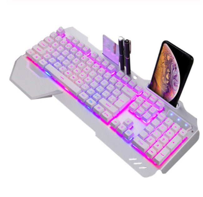RGB Gaming Keyboard – Mechanical, Clicky & Backlit - ElectronicxPowerWhite