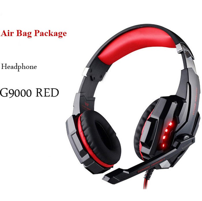 Wired Gaming Headset - ElectronicxPowerBlack red G9000
