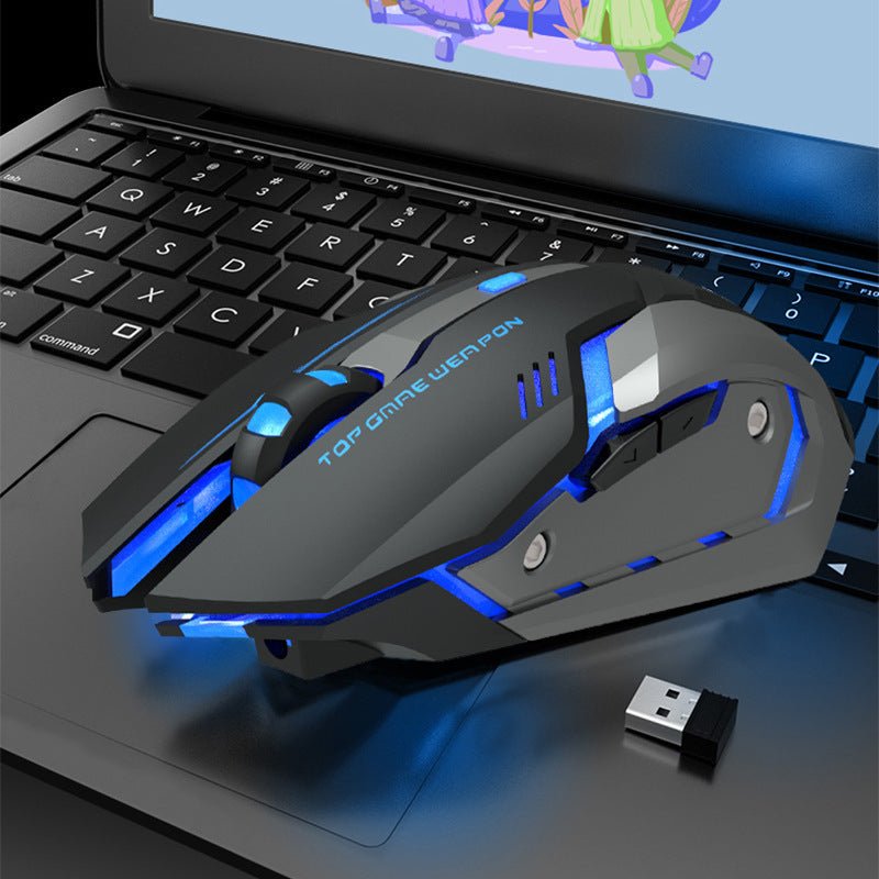 Wireless Gaming Mouse - ElectronicxPowerWhite