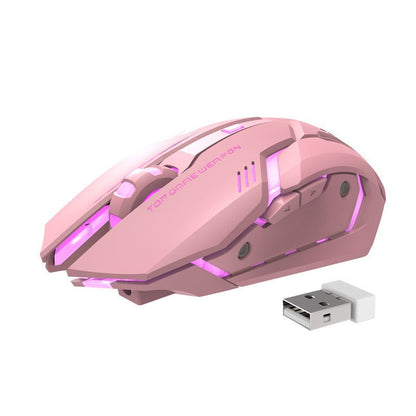 Wireless Gaming Mouse - ElectronicxPowerPink